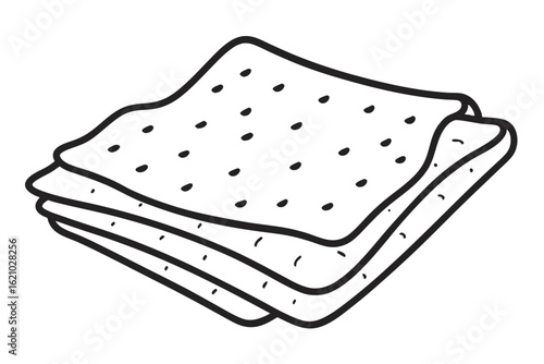 Matzah Bread Vector Art for Passover Projects