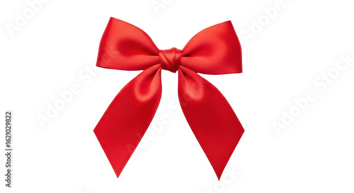 Isolated Red Bow