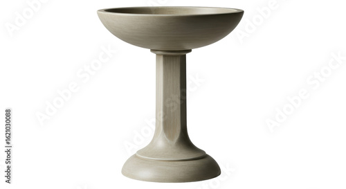 Tableau sur toile Isolated Bird Bath