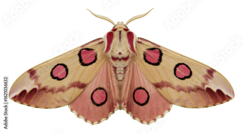 Isolated Emperor Moth