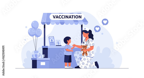 Vaccination Campaign For Children Offers Protection And Promotes Public Health