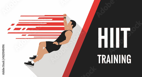 High Intensity Interval Training Visualization for Fitness Enthusiasts Graphic