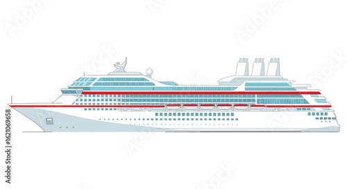 Luxury Cruise Ship Elegant Design and Ocean Travel
