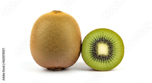 kiwi fruit isolated on white background