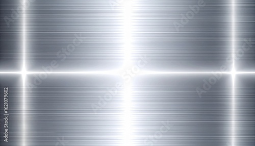 Silver Metallic Texture Background with Abstract Steel Pattern Design