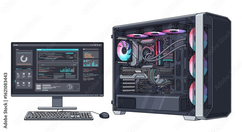 Fototapeta premium PC Hardware and Components