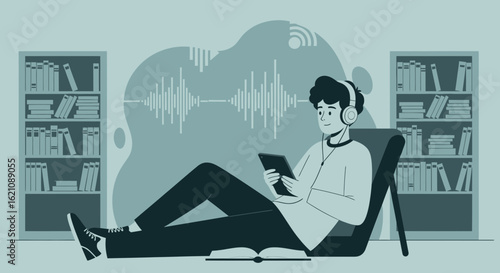 Leisurely Learning With Audio Technology And Digital Books In Serene Environment