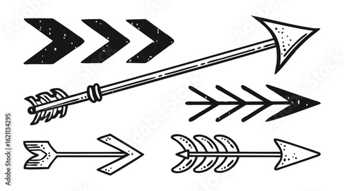 Mixed Style Arrows Set