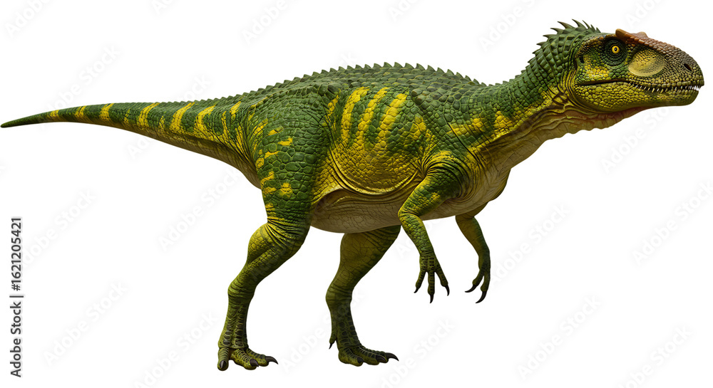 Obraz premium Realistic Dinosaur Creature Design On Isolated Transparent Background