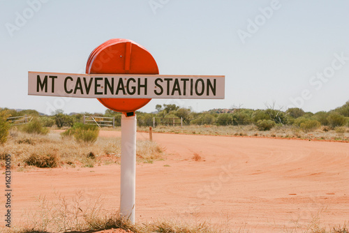 Mailbox for a farm in the outback of Australia