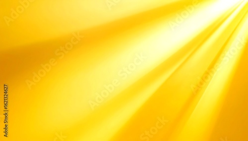 Radiant yellow sunburst