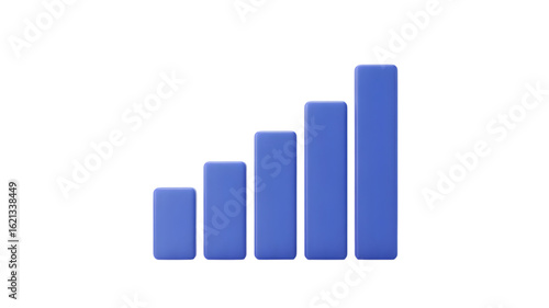 Illustration of a bar graph showing growth, isolated on transparent background Free Download Illustration of a bar graph showing growth, isolated on transparent background - GFXLoad