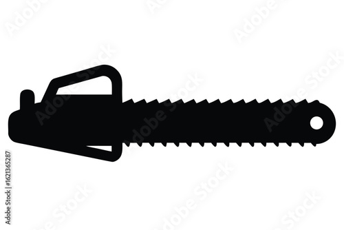 chainsaw   vector icon silhouette