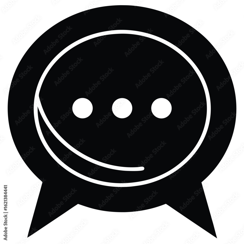 Fototapeta premium chat vector icon