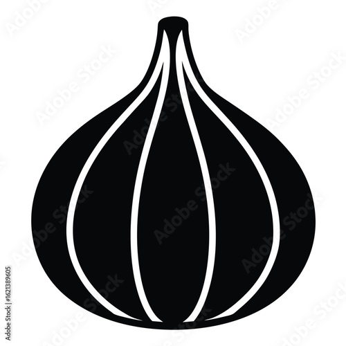 garlic vector icon