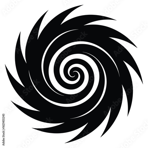voodoo swirl vector icon