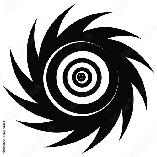 voodoo swirl vector icon