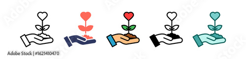 Charity multiple icon