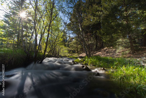Mountain Stream Sunset