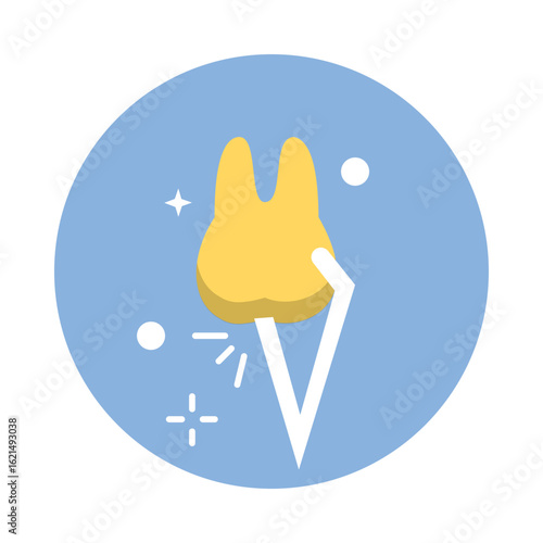 Veneer Icon. Vector Design