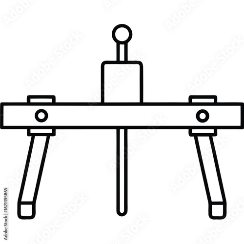 Cabinet hardware installation jig template for precise drilling