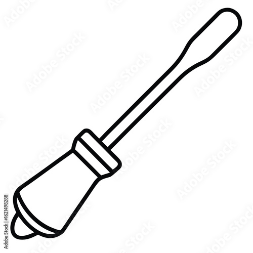 Wood glue applicator illustration with tools