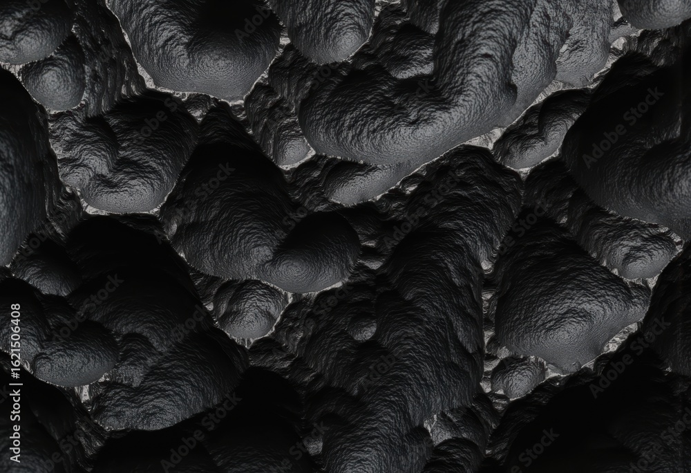 Fototapeta premium Abstract magnetite background showcasing unique magnetic iron oxide properties