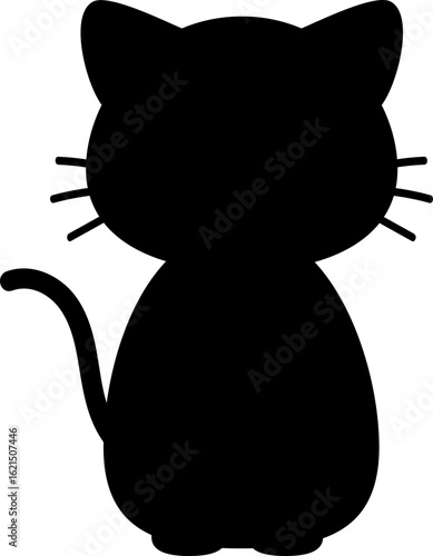 black cat silhouette
