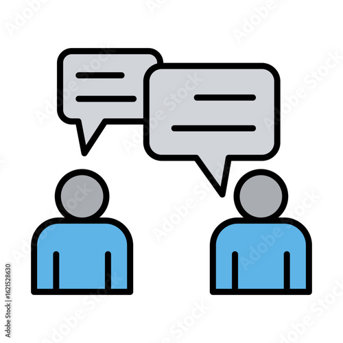 Response Icon Vector Illustration Color Version