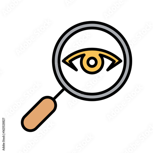 Root Cause Icon Vector Illustration Color Version