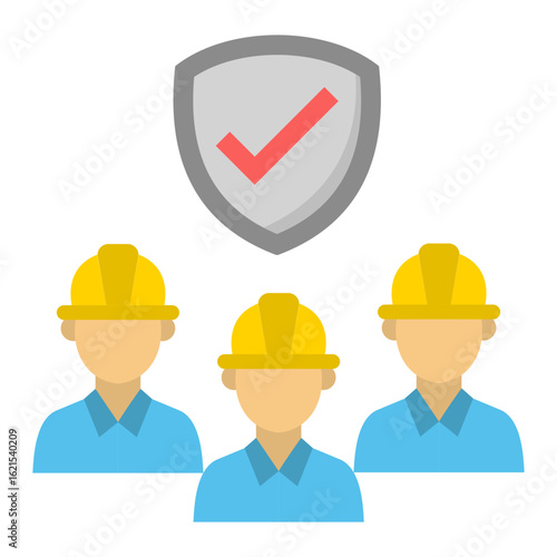 Rescue Team Icon Vector Illustration Flat Version
