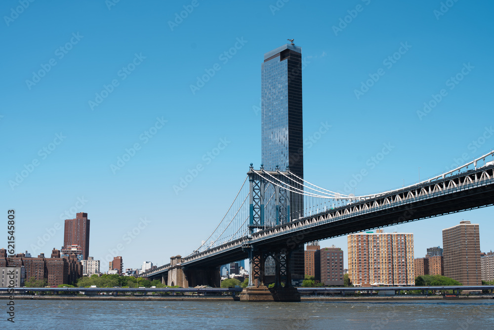 Naklejka premium brooklyn bridge new york city