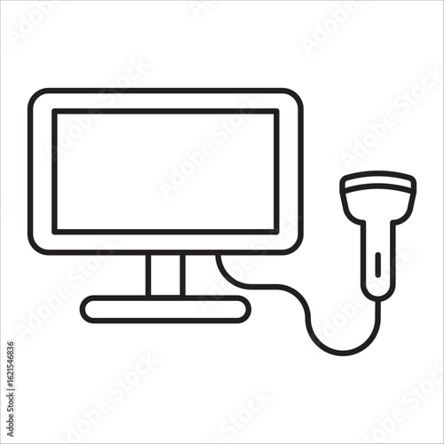 USG icon outline vector