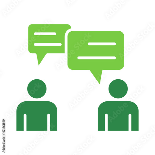 Response Icon Vector Illustration Green Version