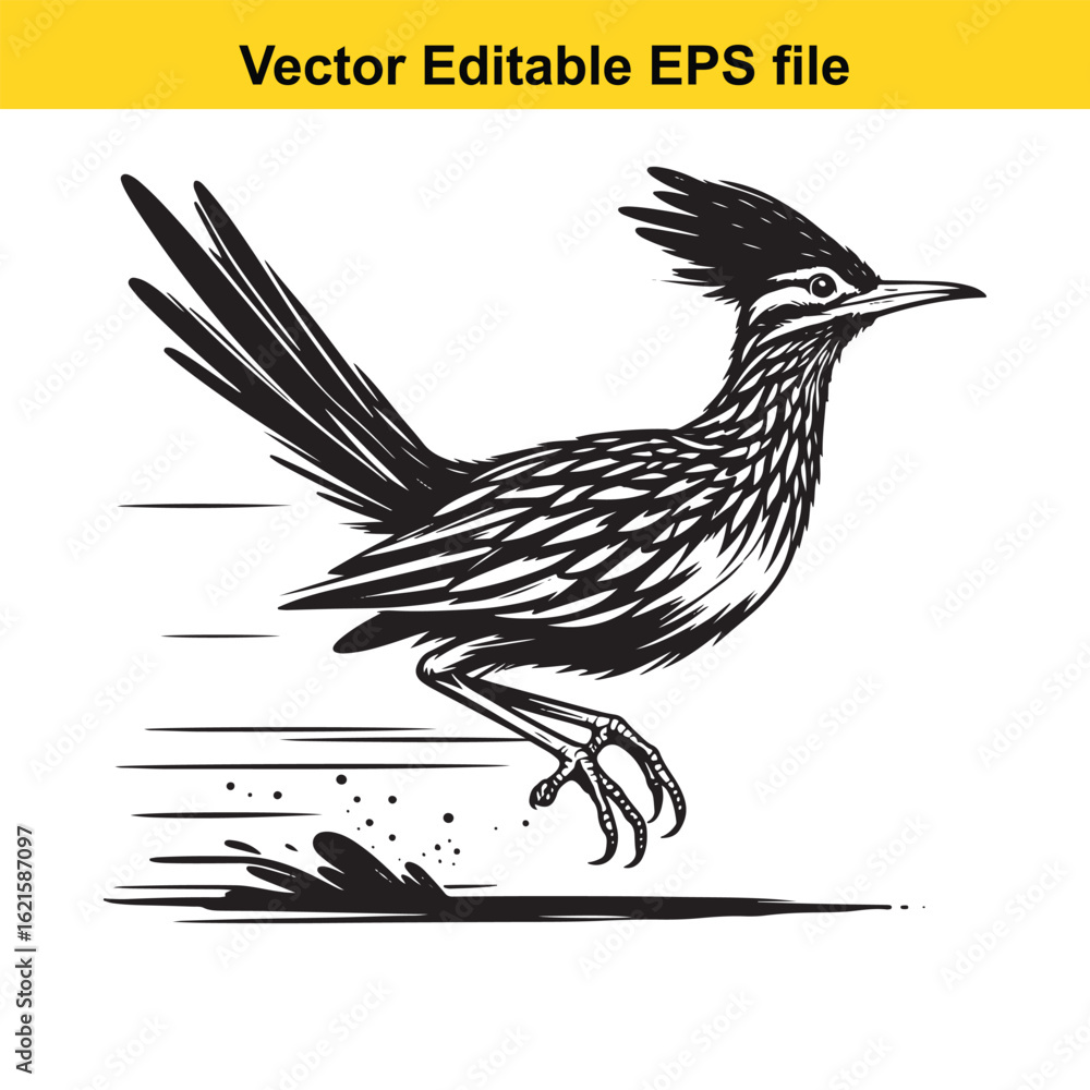 Obraz premium Vector art of jumping deer isolated on white background long horn, , long horn