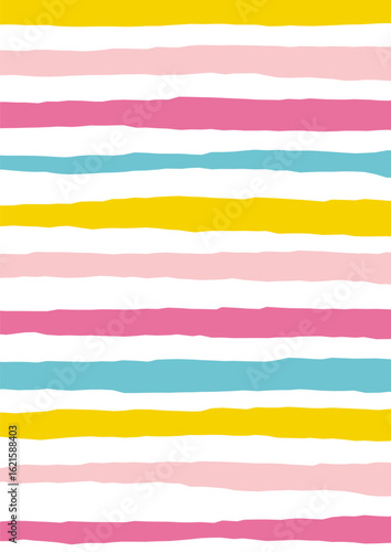 Colorful Stripes: Playful, vibrant stripes dance across the canvas. Each line adds a touch of dynamic joy and an explosion of colorful joy. A fun visual for designs.