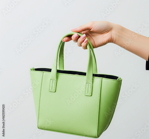 hand holding shopping bags