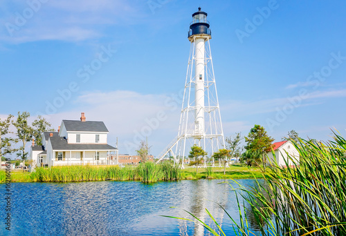 Bild auf Leinwand Cape San Blas Lighthouse in Port St. Joe Florida