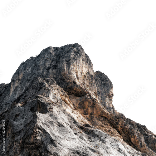Rocky mountain peak close-up