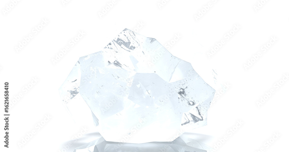 Obraz premium melting ice cube