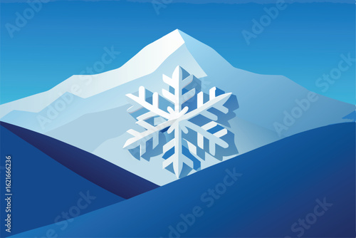 snowflake on natural snowdrift close up   christma (4).eps