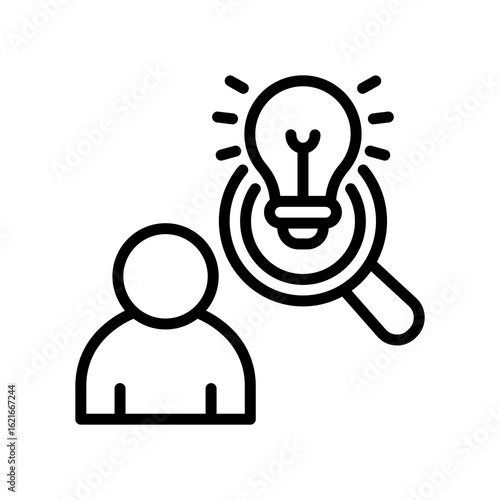 Insight line icon