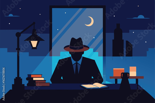 businessman on the roof
