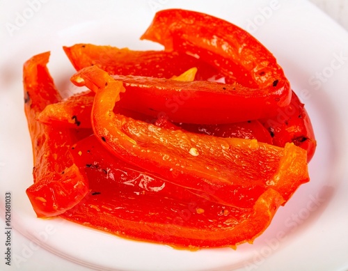 Wallpaper Mural red pepper on a plate Torontodigital.ca