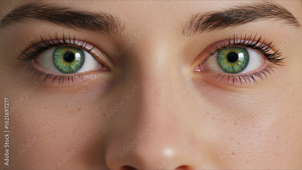 Fototapeta premium Closeup of Green Eyes