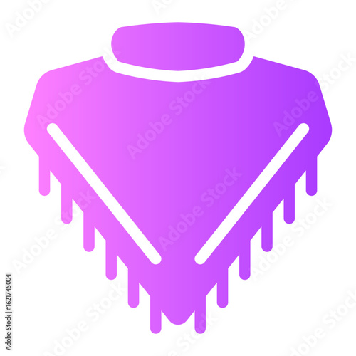 poncho gradient icon