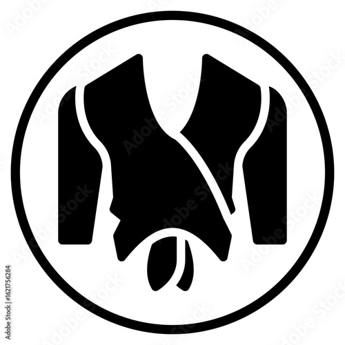 blouse glyph icon