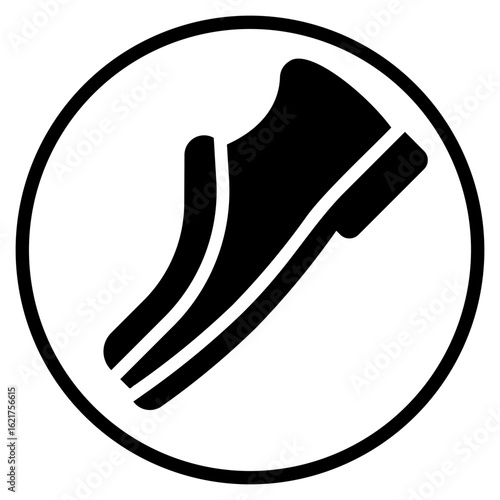 shoes glyph icon