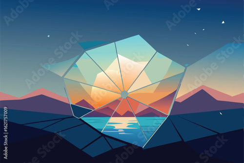 transparent shattered glass effect background   (1).eps