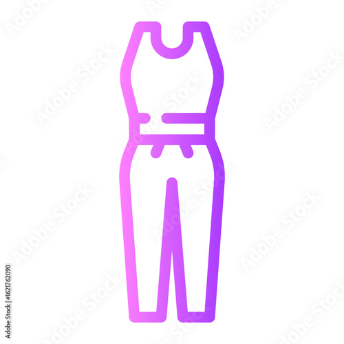 jumpsuit gradient icon